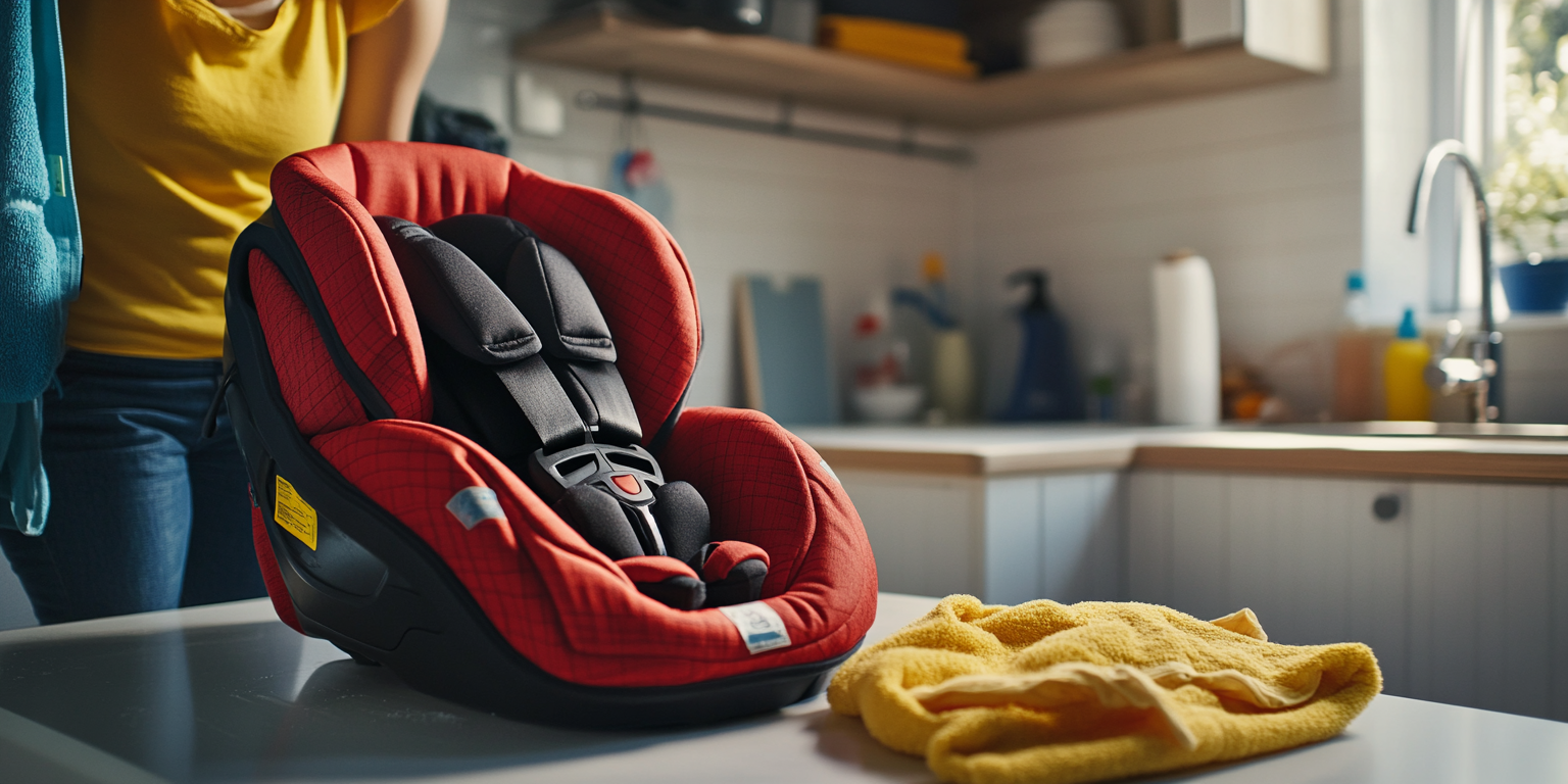 Harness spot-clean only; buckle water rinse; cover air-drying on rack